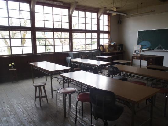 今では、静かな教室です